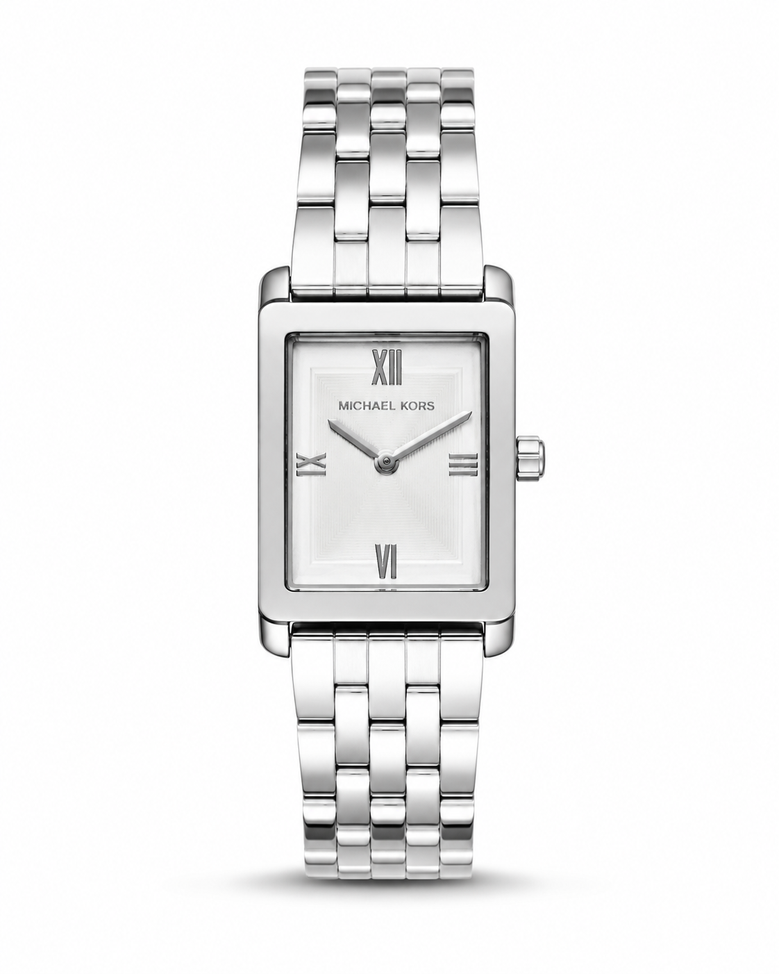 Michael Kors Women’s Silver-Tone Rectangular Watch – Original