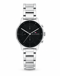 Tommy Hilfiger Men’s Black Dial Stainless Steel Chronograph Watch