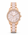 Michael Kors Original Rose Gold & Pink Chronograph Watch