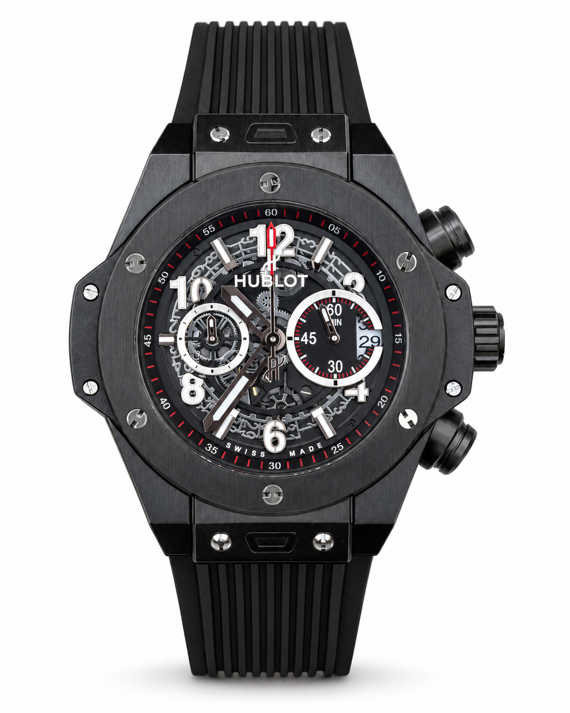 Hublot Big Bang Skeleton Chronograph Black – Master Quality