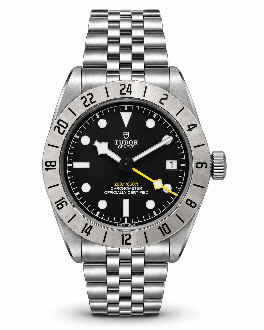 Tudor GMT Black Dial Stainless Steel Automatic Watch – Master Quality