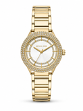 Michael Kors Women’s Gold-Tone Crystal-Accent Watch – Original