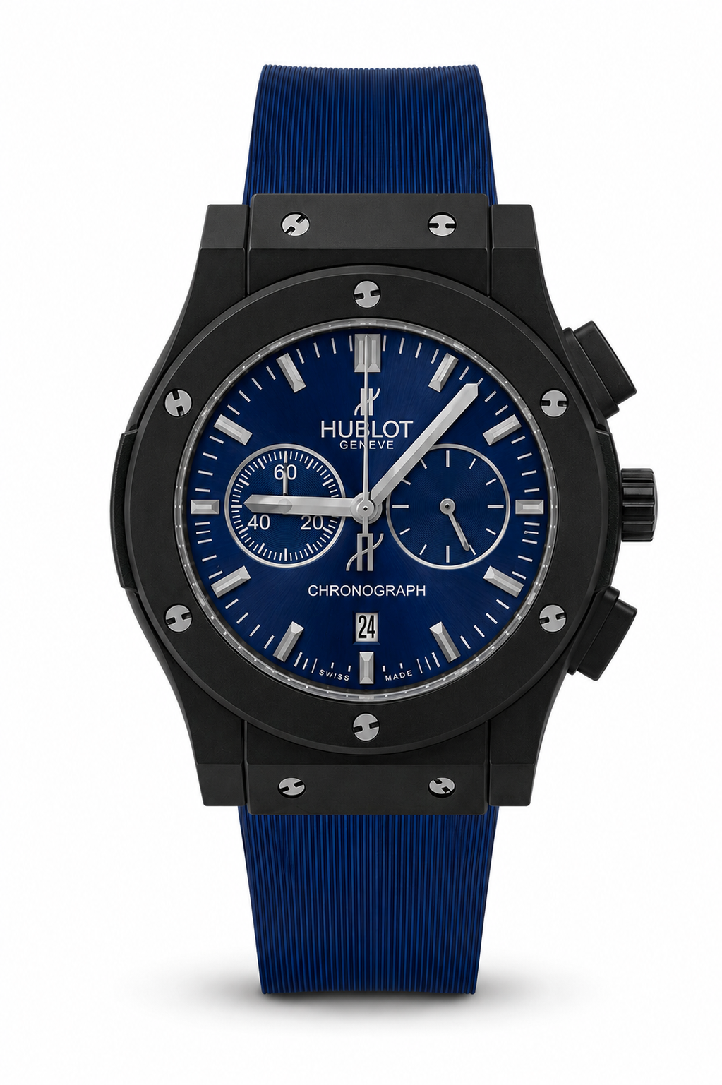 Hublot Classic Fusion Chronograph Blue & Black – Master Quality Quartz