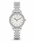 Michael Kors Women’s Silver-Tone Crystal-Accent Watch – Original