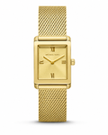 Michael Kors Women’s Gold-Tone Rectangular Mesh Watch – Original