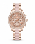 Michael Kors Original Rose Gold & Pink Chronograph Watch
