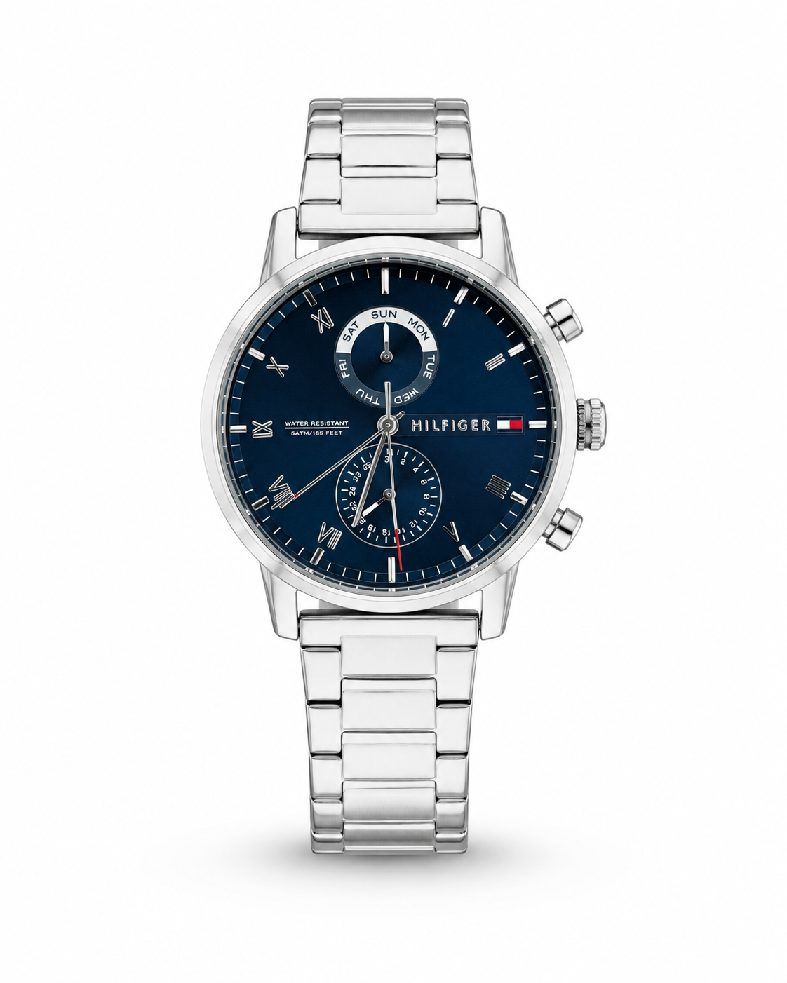 Tommy Hilfiger Men’s blue Dial Stainless Steel Chronograph Watch