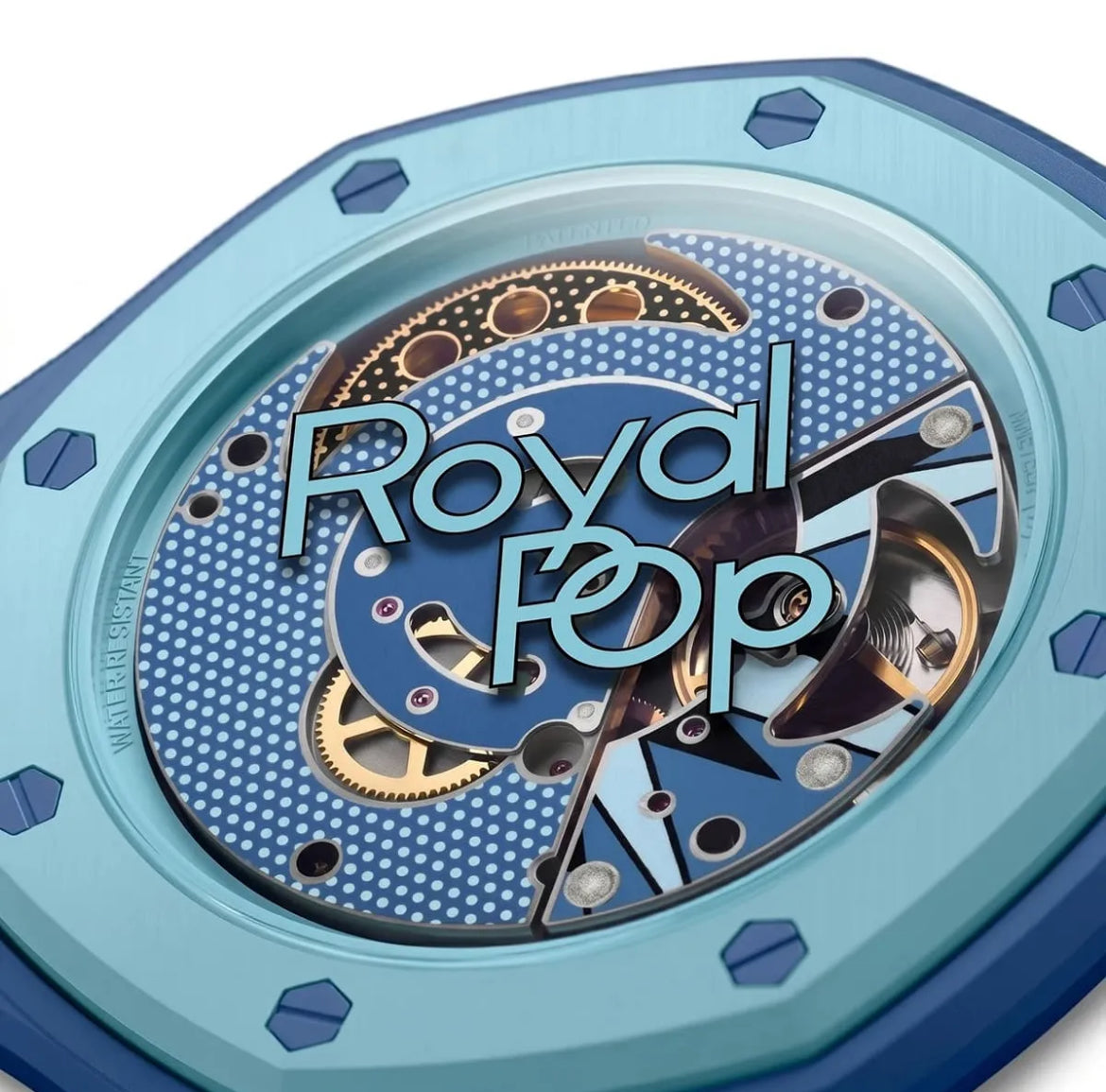 AP Royal Pop Premium Watch – High Quality | Navy Blue & Ice Blue and Edition