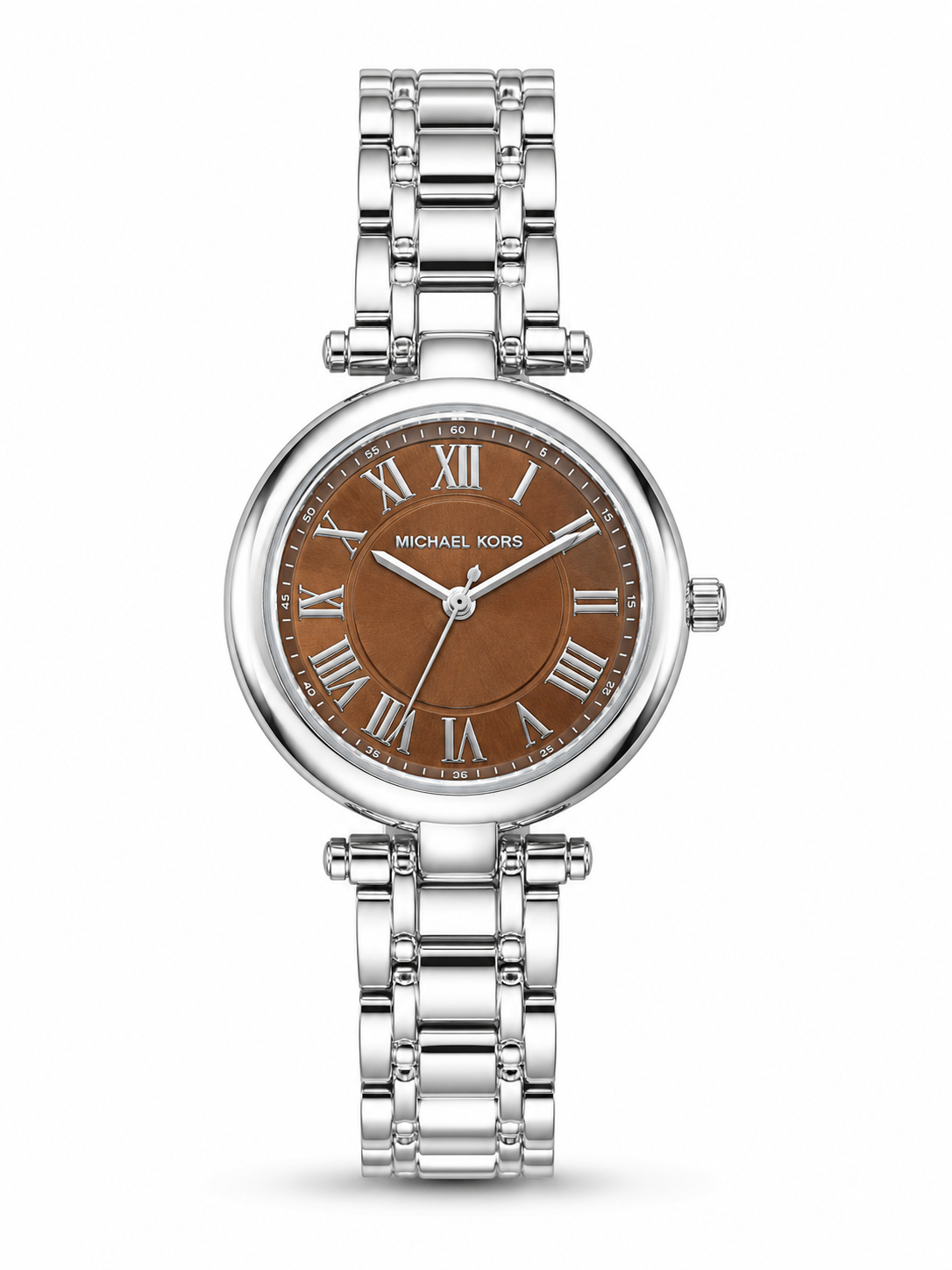 Michael Kors Women’s Silver & Brown Watch – Original