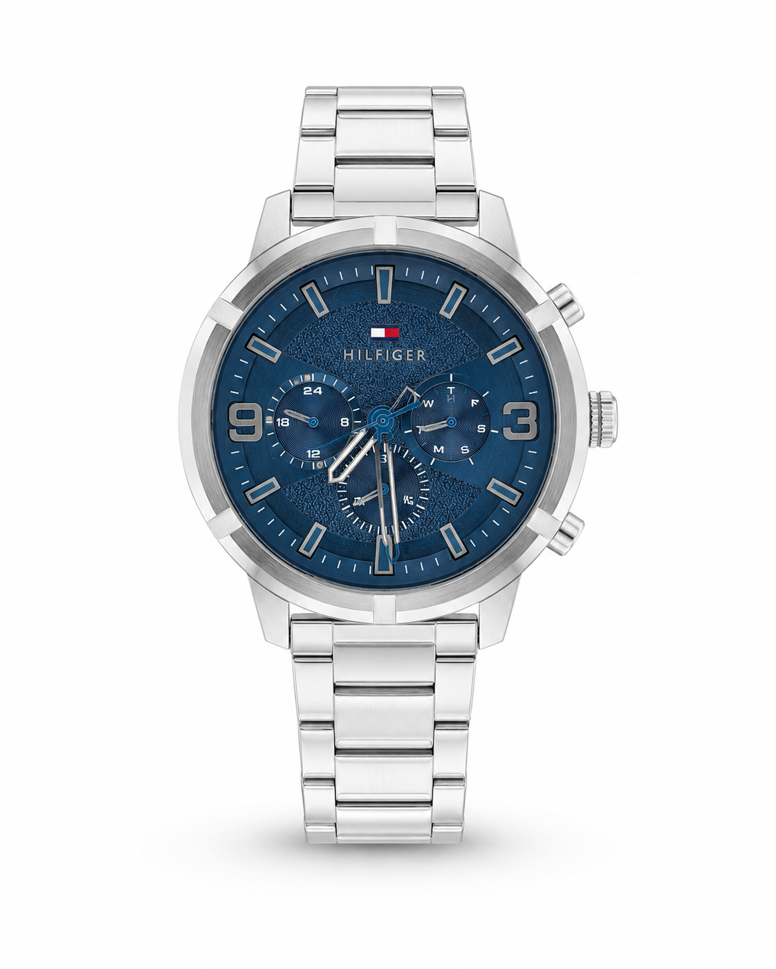 Tommy Hilfiger Men’s Blue Dial Multifunction Stainless Steel Watch