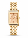 Michael Kors Women’s Gold-Tone Rectangular Rose Gold Dial Watch – Original