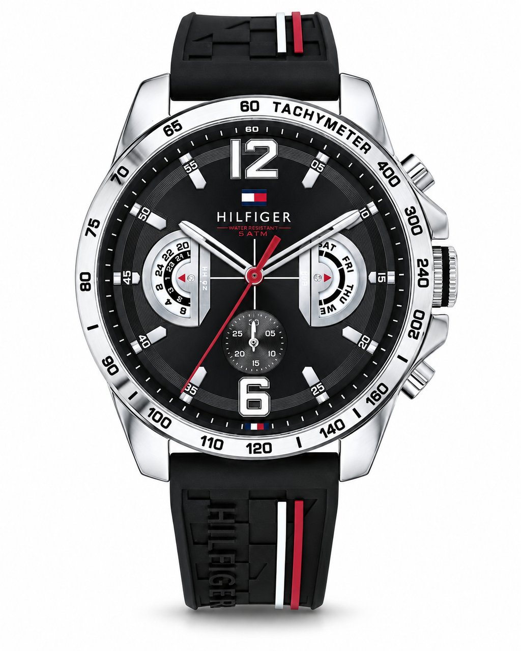 Tommy Hilfiger Original Men’s Black & Silver Quartz Chronograph Watch