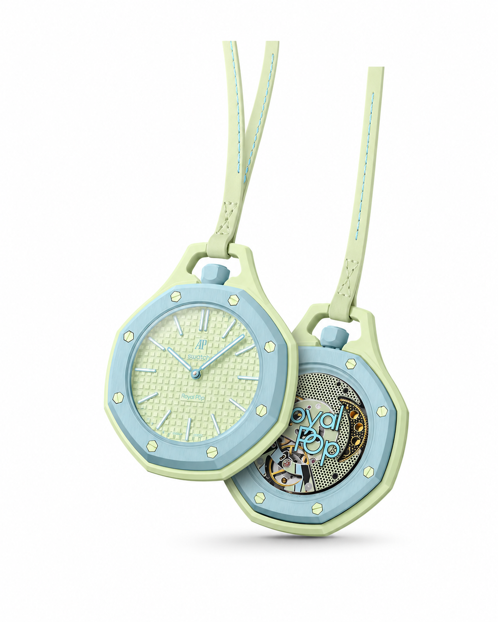 AP Royal Pop Pastel Green & Blue High Quality Watch – Limited Edition