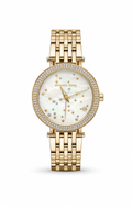 Michael Kors Original Gold-Tone Crystal Watch
