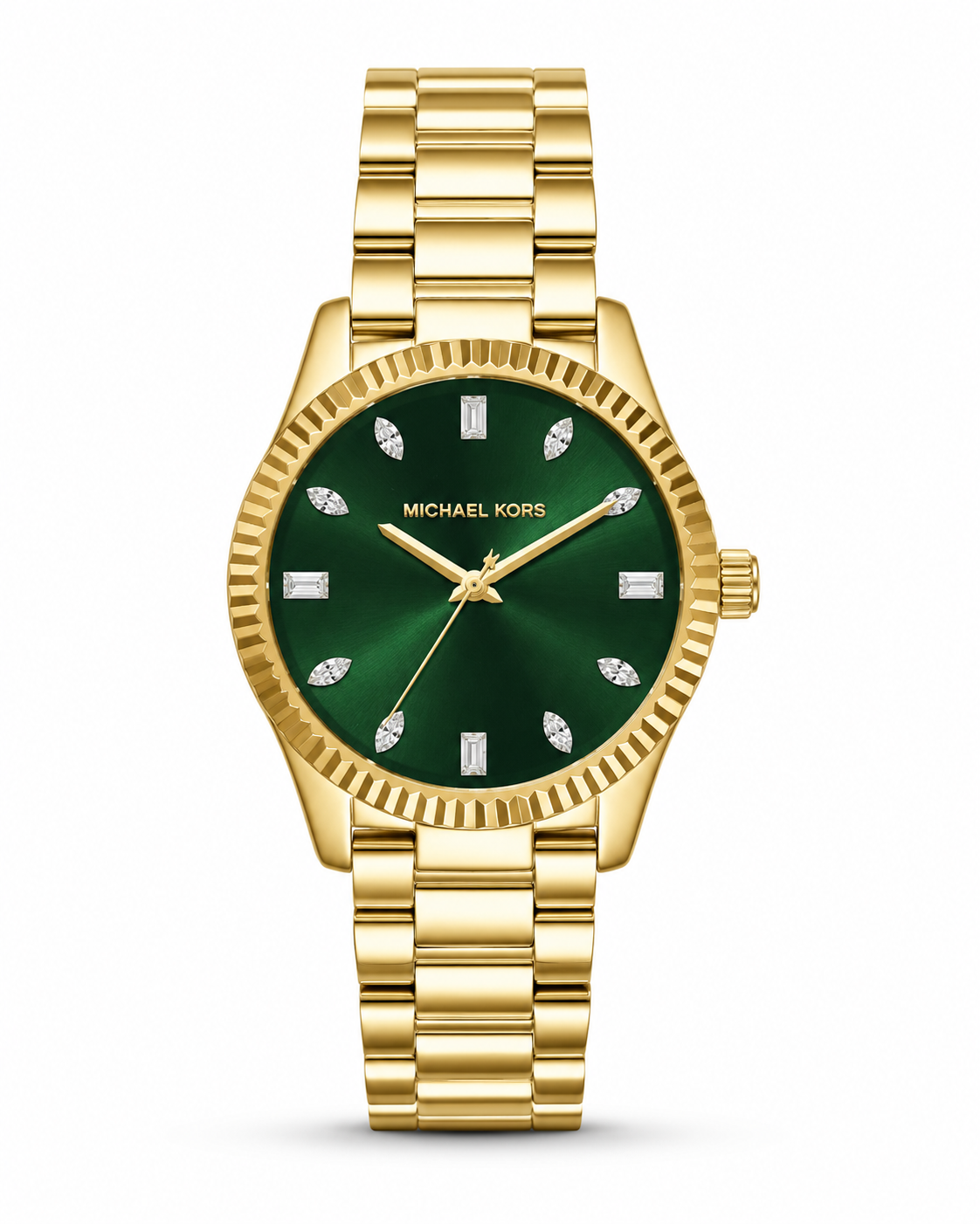 Michael Kors Women’s Gold-Tone Green Dial Watch – Original