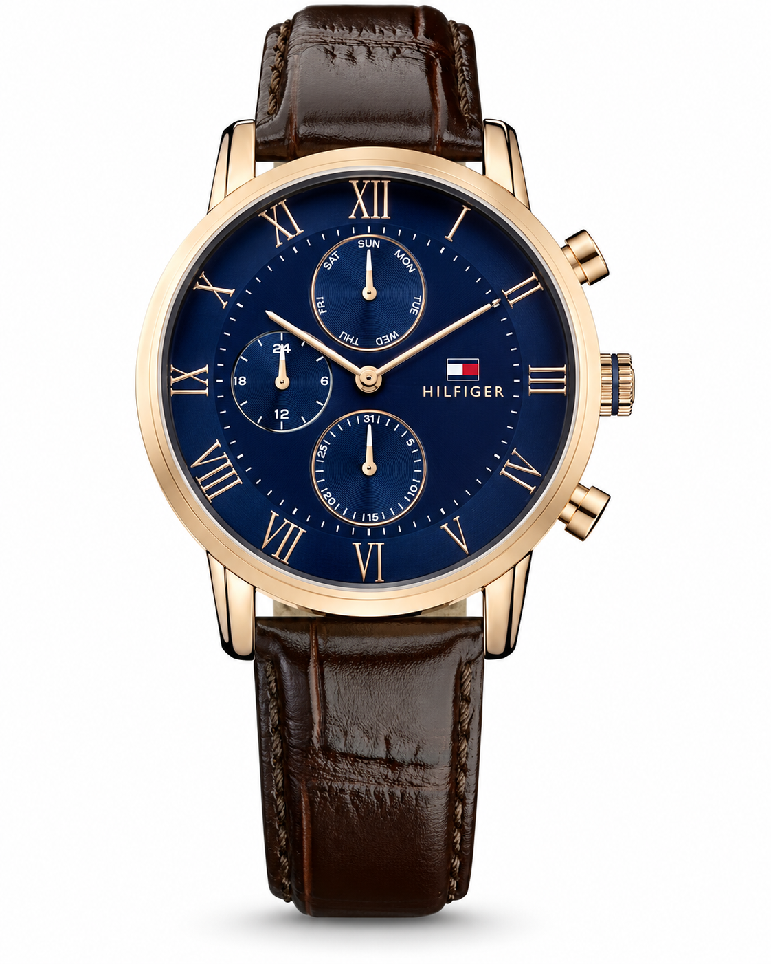 Tommy Hilfiger Men’s Watch – Gold Tone & Blue Dial