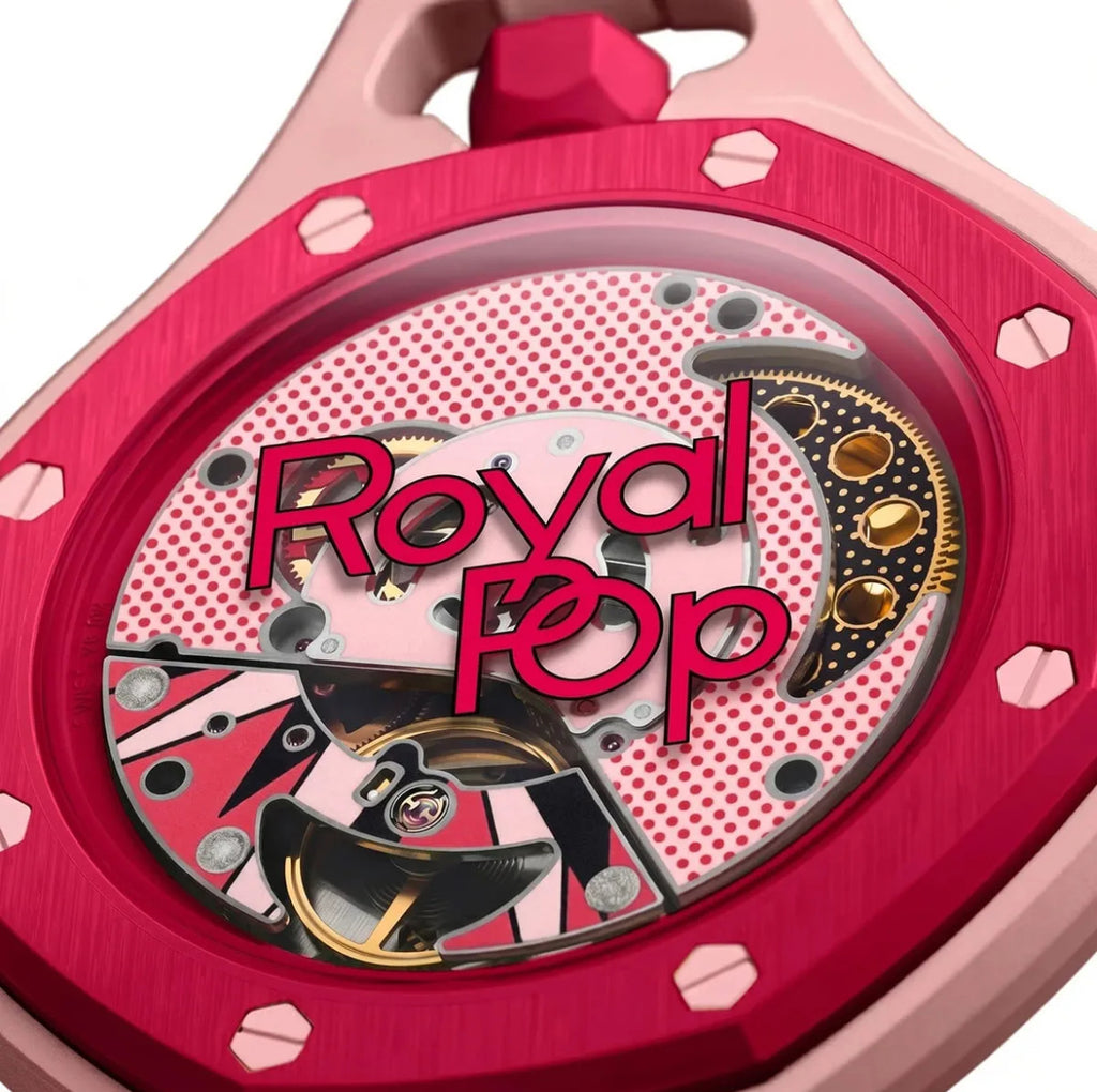 AP Royal Pop Premium Watch – High Quality | Pink & Red Edition