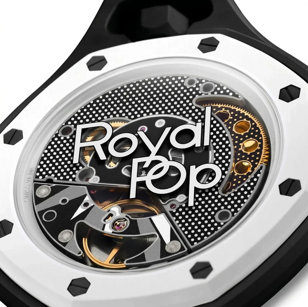 AP Royal Pop Premium Watch – High Quality | Black & White Edition