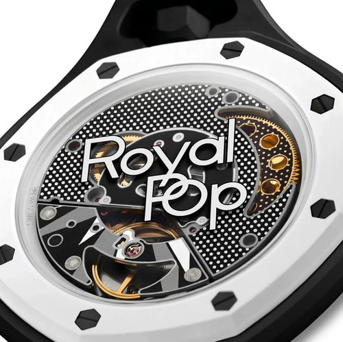 AP Royal Pop Premium Watch – High Quality | Black & White Edition