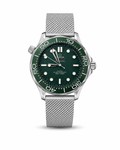 mega Seamaster Green Dial Mesh Strap – Premium Stainless Steel Watch