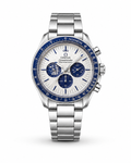 Omega Speedmaster Professional Chronograph Stainless Steel Watch – Silver & Blue Dial | Master Quality