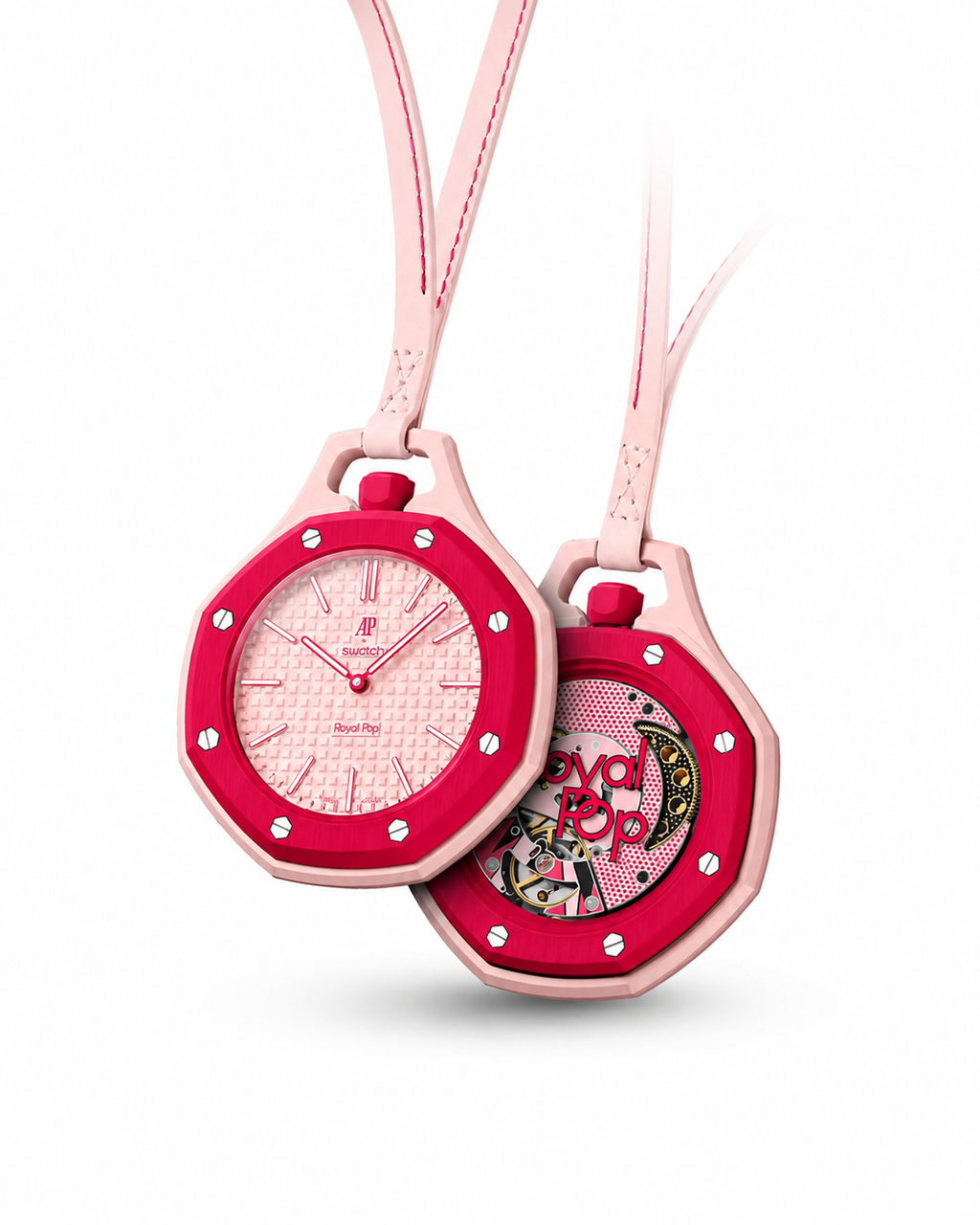 AP Royal Pop Premium Watch – High Quality | Pink & Red Edition