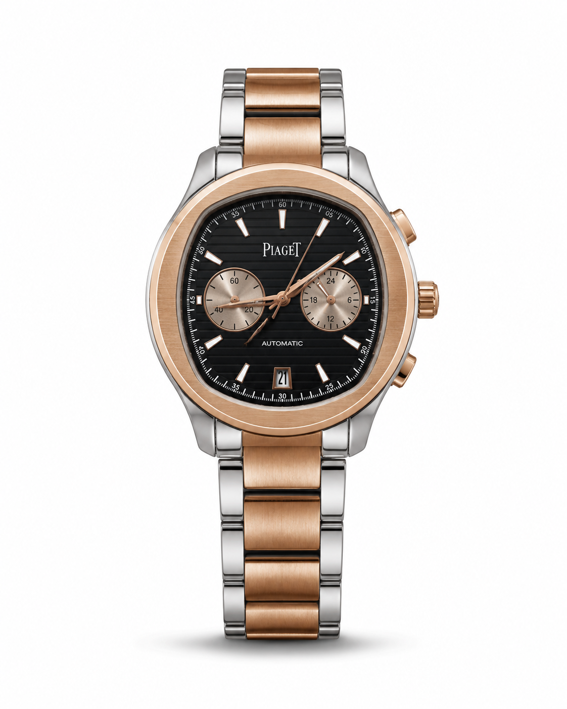 Piaget Automatic Two-Tone Black Dial – high Quality