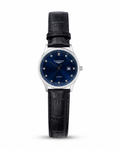 Longines high Quality Quartz Leather Watch – Dark blue Dial | Premium Edition
