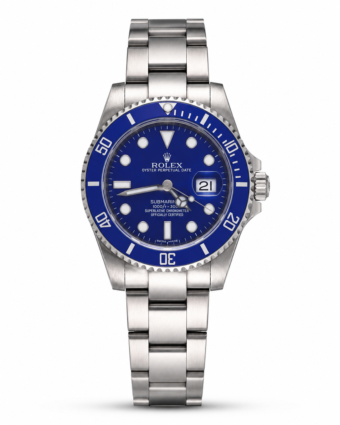 Rolex Submariner Date Blue Dial Stainless Steel – Automatic Master Quality