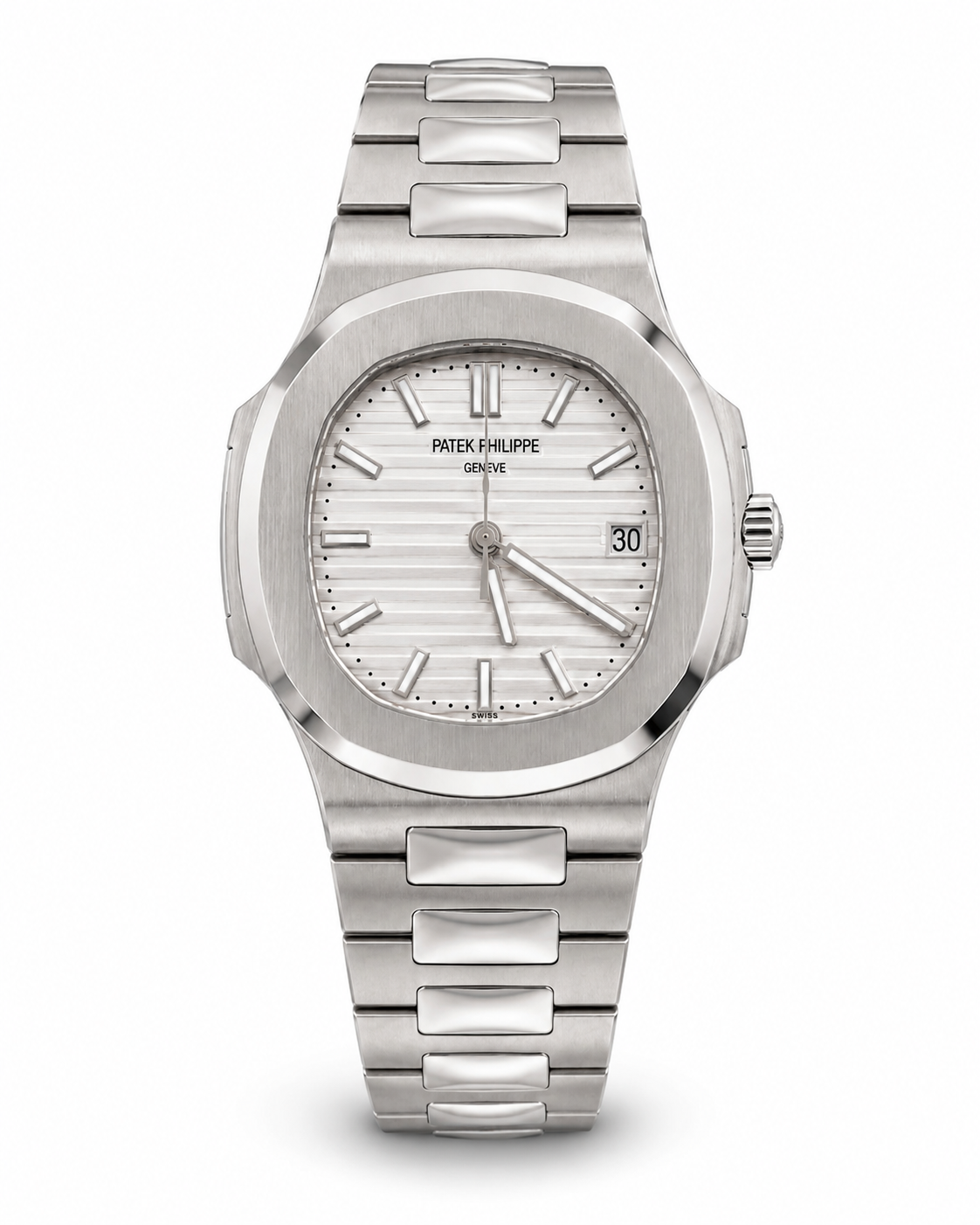 Patek Philippe Nautilus White Dial Stainless Steel – High Copy