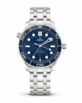 Omega Seamaster Diver 300M Blue Wave Dial – Automatic Master Quality Stainless Steel Watch