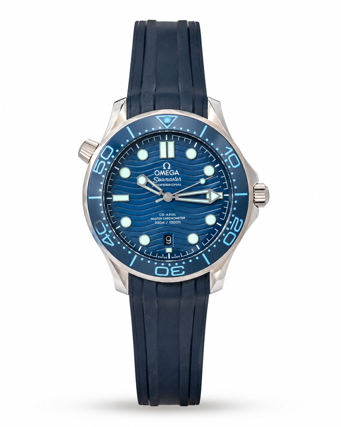 Omega Seamaster Diver 300M Blue Dial – Automatic Master Quality | Premium Rubber Strap