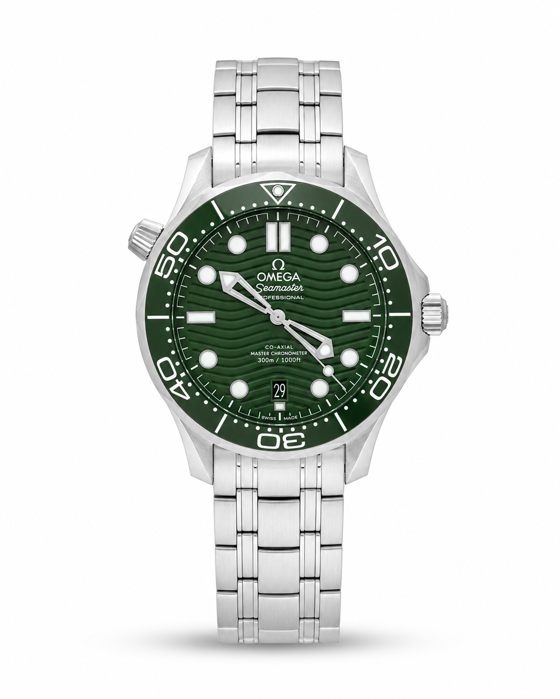 Omega Seamaster Diver 300M Green Dial Stainless Steel Automatic – Master Quality