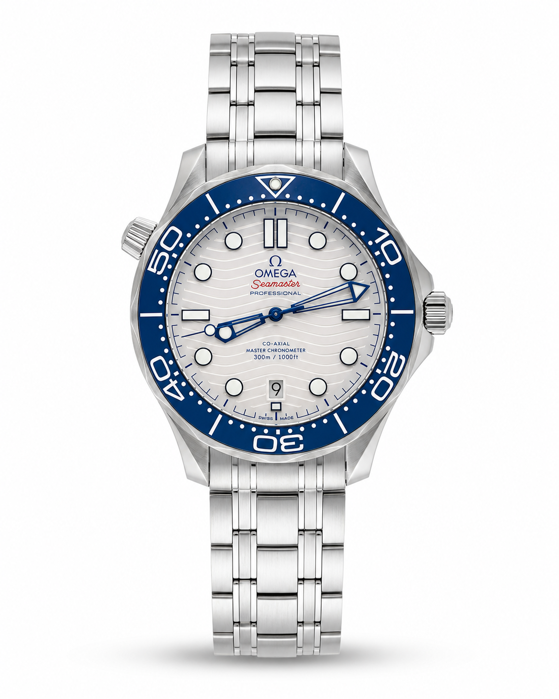 Omega Seamaster Diver 300M White Dial Stainless Steel Automatic – Master Quality