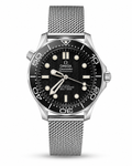 Omega Seamaster Diver 300M Black Dial Mesh Bracelet Automatic – Master Quality