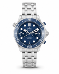 Omega Seamaster Diver Chronograph Blue Dial Stainless Steel Automatic Watch – Master Quality