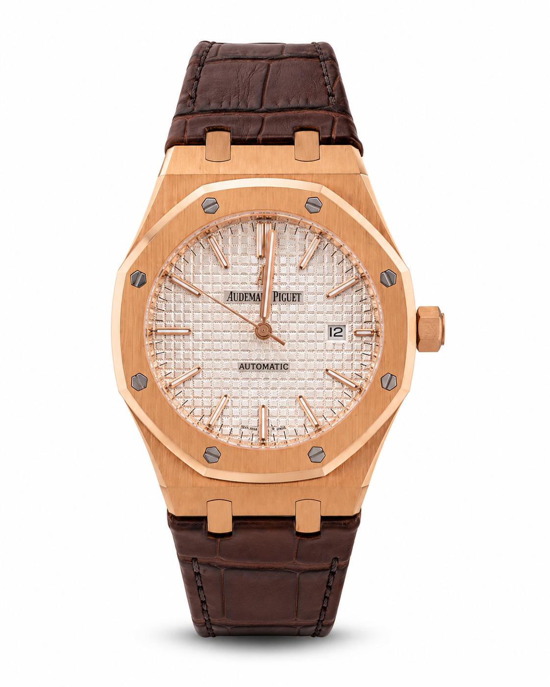 Audemars Piguet Style Rose Gold & Brown – Master Quality Automatic Watch