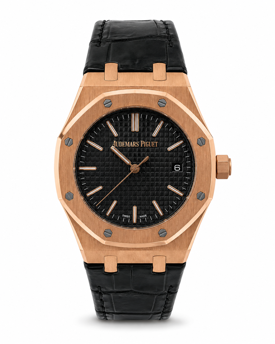 Audemars Piguet Style Rose Gold & Black – Master Quality Automatic Watch