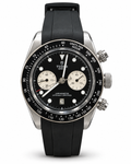 Tudor Chronograph Black Dial Black Strap – Automatic Master Quality
