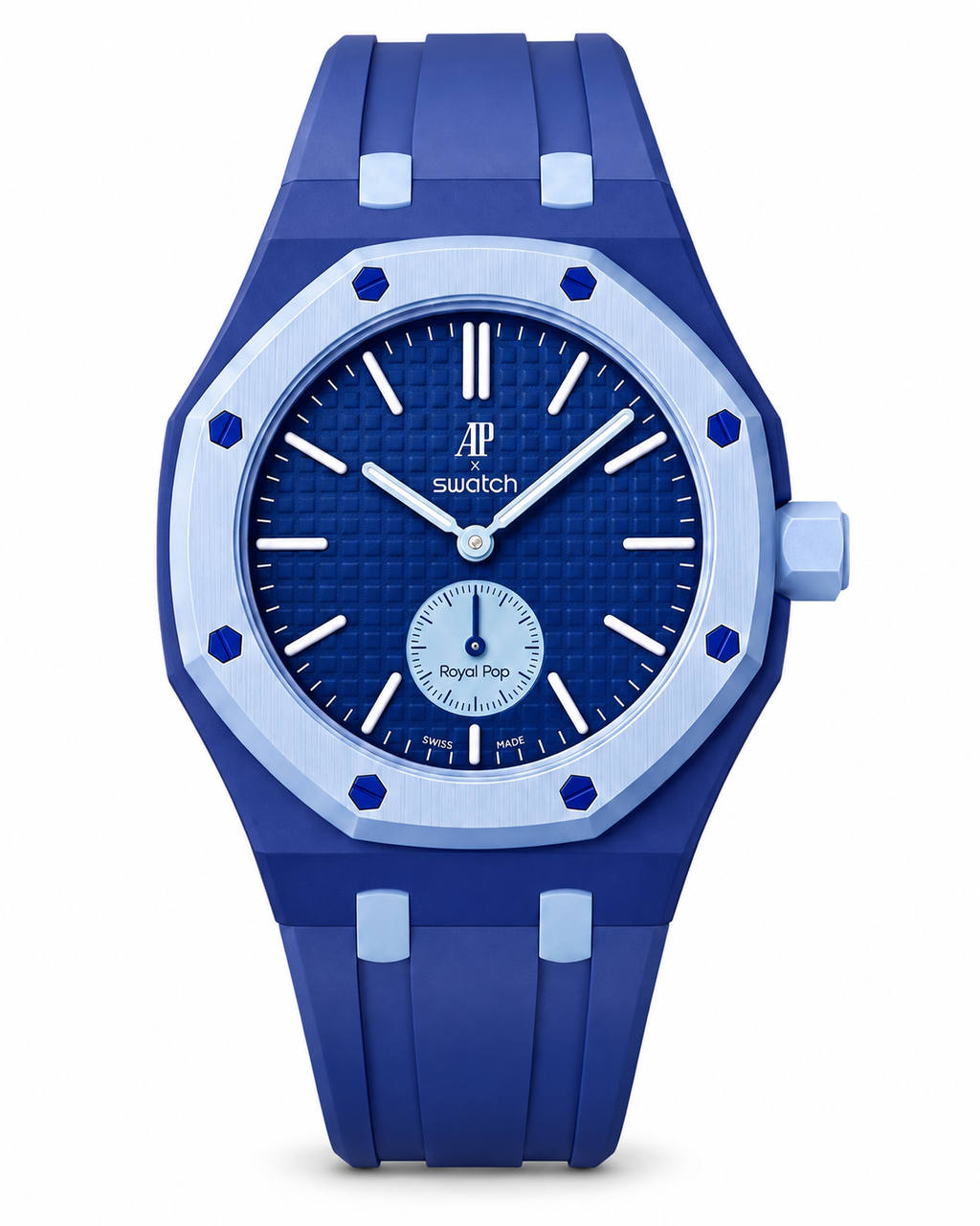 AP Royal Pop Premium Watch – High Quality | Navy Blue & Ice Blue and Edition
