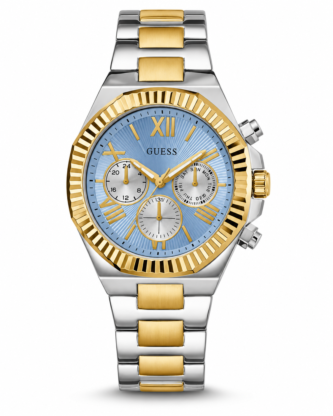 GUESS Two-Tone Chronograph Watch