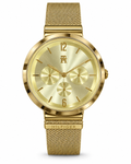 Tommy Hilfiger Women’s Gold-Tone Mesh Bracelet Chronograph Watch