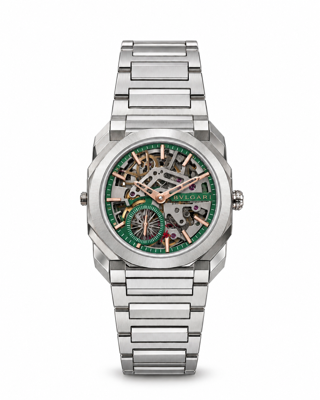 Bvlgari Octo Finissimo Green Skeleton Automatic Watch