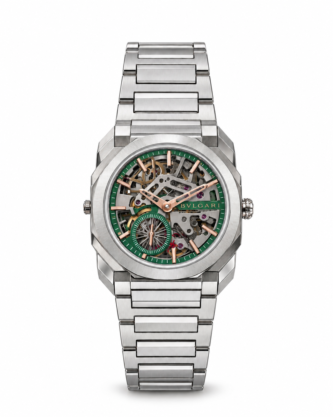 Bvlgari Octo Finissimo Green Skeleton Automatic Watch