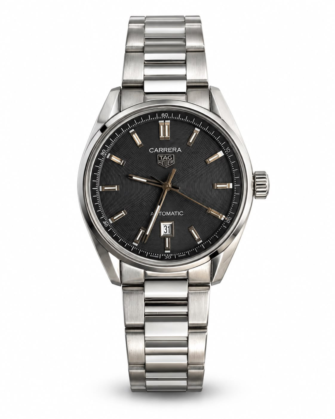 TAG Heuer Carrera Automatic – Black Dial Stainless Steel Watch