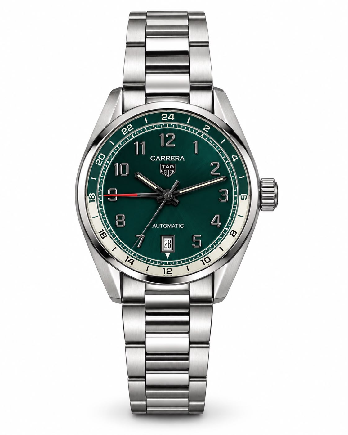 TAG Heuer Carrera Automatic Green Dial Stainless Steel Watch