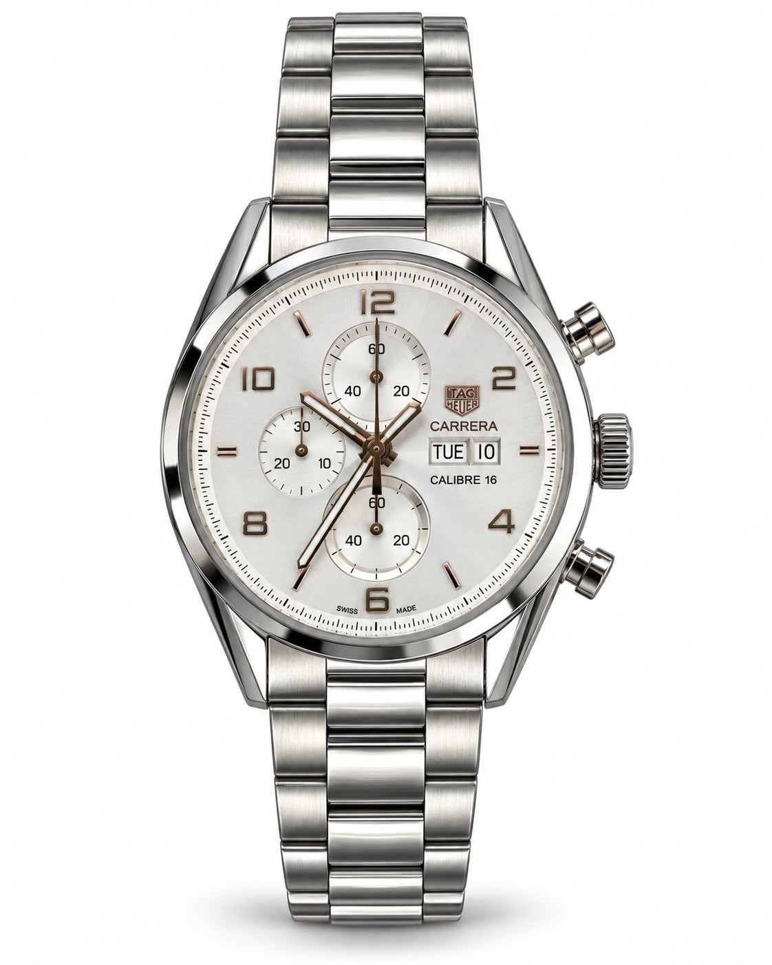 TAG Heuer Carrera Calibre 16 Chronograph – Silver Dial