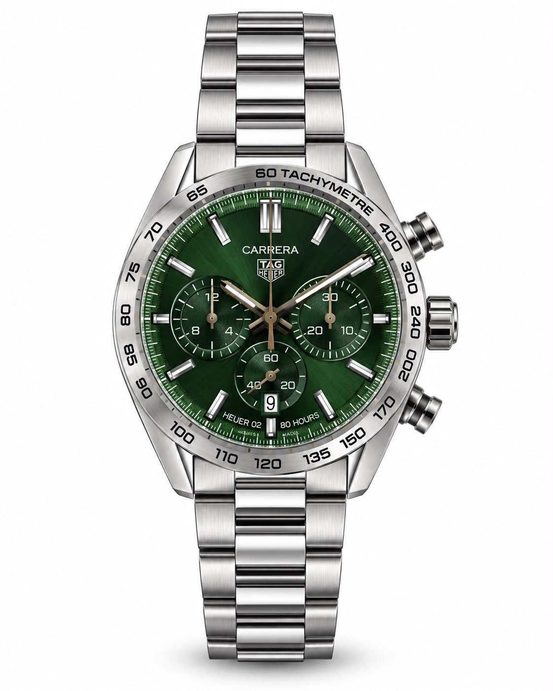TAG Heuer Carrera Chronograph Green Dial – Stainless Steel