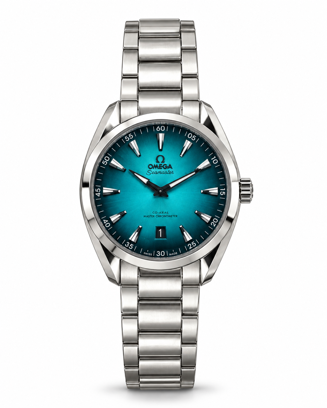 Omega Luxury Stainless Steel Blue Dial Watch automatic – Seamaster Style