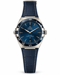 Omega Constellation Co-Axial Master Chronometer – Blue Dial & Leather Strap